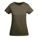 Breda kortärmad T-shirt för dam-ståndskiss5