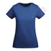 Breda kortärmad T-shirt för dam-ståndskiss2