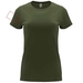 T-shirt a maniche corte da donna Capri-Schizzi dello stand3