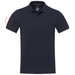 Emerald koszulka polo unisex z recyklingu z krótkim rękawem-Szkic opisu2