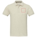 Polo unisex a maniche corte in tessuto riciclato Emerald-Schizzi dello stand12