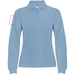 Estrella Langarm Poloshirt für Damen-Standskizze17