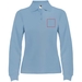 Estrella Langarm Poloshirt für Damen-Standskizze1