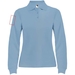 Estrella Langarm Poloshirt für Damen-Standskizze15