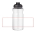 H2O Active® Big Base 1 liter vandflaske med fliplåg-Standskitse1
