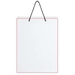 Sac en papier 170 g/m2 integra fait à la main avec poignées en plastique, XL-Croquis verticaux1