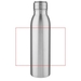 Bouteille d eau Harper de 700 ml en acier inoxydable certifié RCS avec boucle métallique-Croquis verticaux3