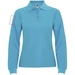 Estrella Langarm Poloshirt für Damen-Standskizze4