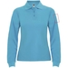 Estrella Langarm Poloshirt für Damen-Standskizze3