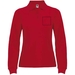 Estrella Langarm Poloshirt für Damen-Standskizze18