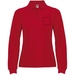 Polo da donna a maniche lunghe Estrella-Schizzi dello stand8