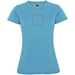 T-shirt sportiva a maniche corte da donna Montecarlo-Schizzi dello stand18