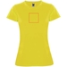 T-shirt sportiva a maniche corte da donna Montecarlo-Schizzi dello stand11