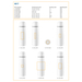 Bouteille isotherme de 500 ml en acier inoxydable Mona-Croquis verticaux1