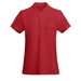 Polo a maniche corte da donna Prince-Schizzi dello stand3