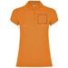 Star Poloshirt für Damen-Standskizze12