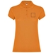 Star Poloshirt für Damen-Standskizze19