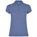 Star Poloshirt für Damen-Standskizze3