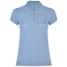 Polo da donna a maniche corte Star-Schizzi dello stand2
