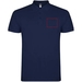 Star Poloshirt für Kinder-Standskizze10
