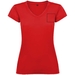 T-shirt a maniche corte con scollo a V da donna Victoria-Schizzi dello stand6