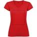 T-shirt a maniche corte con scollo a V da donna Victoria-Schizzi dello stand12