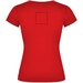 T-shirt a maniche corte con scollo a V da donna Victoria-Schizzi dello stand15
