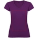 T-shirt a maniche corte con scollo a V da donna Victoria-Schizzi dello stand7
