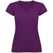 T-shirt a maniche corte con scollo a V da donna Victoria-Schizzi dello stand10