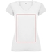 T-shirt a maniche corte con scollo a V da donna Victoria-Schizzi dello stand14