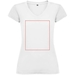 T-shirt a maniche corte con scollo a V da donna Victoria-Schizzi dello stand8