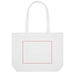 Tote bag in materiale riciclato da 500 g/m² Weekender-Schizzi dello stand1