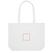 Tote bag in materiale riciclato da 500 g/m² Weekender-Schizzi dello stand3