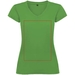 T-shirt a maniche corte con scollo a V da donna Victoria-Schizzi dello stand7