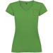 T-shirt a maniche corte con scollo a V da donna Victoria-Schizzi dello stand11