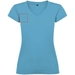 T-shirt a maniche corte con scollo a V da donna Victoria-Schizzi dello stand7