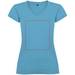 T-shirt a maniche corte con scollo a V da donna Victoria-Schizzi dello stand9