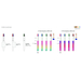 BIC® 4 Colours® Gradient + Schlüsselband Siebdruck-Standskizze1
