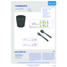 EASY EATER SET Set da 2 tazze + posate-Schizzi dello stand1