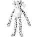 Peluche Girafe en polyester Paisley-Croquis verticaux1