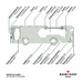 ROMINOX® Key Tool // Bus - 18 Funktionen-Standskizze1