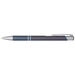 Stylo bille rétractable doux au toucher Moneta (encre noire)-Croquis verticaux1
