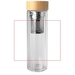 Bailey 400 ml Flasche aus Borosilikatglas mit Infuser und Bambusdeckel-Standskizze2