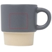 Tazza per caffè espresso impilabile con fondo in argilla da 130 ml Olympia-Schizzi dello stand1
