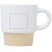 Tazza per caffè espresso impilabile con fondo in argilla da 130 ml Olympia-Schizzi dello stand1