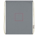 Sac avec cordon Oregon en coton recyclé 140 g/m² certifié GRS-Croquis verticaux3