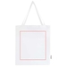 Sac shopping à soufflets Madras en coton recyclé 140 g/m² certifié GRS-Croquis verticaux1