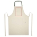 Grembiule in cotone riciclato da 200 g/m² Nia-Schizzi dello stand1