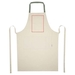 Grembiule in cotone riciclato da 200 g/m² Nia-Schizzi dello stand4