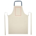 Grembiule in cotone riciclato da 200 g/m² Nia-Schizzi dello stand4